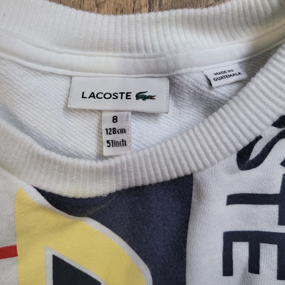 Lacoste Kids Multicolor Graphic Sweatshirt - Picture 2 of 5